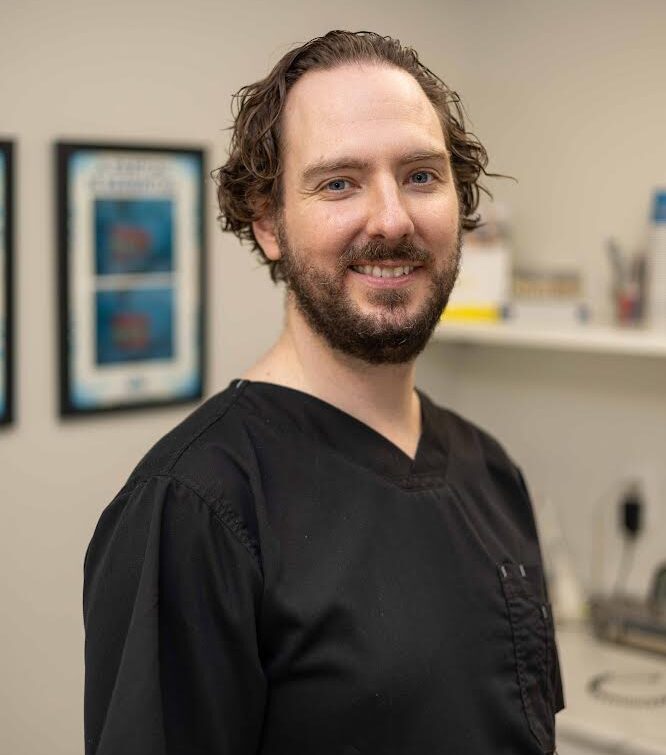 Denturist Derrick Parisien